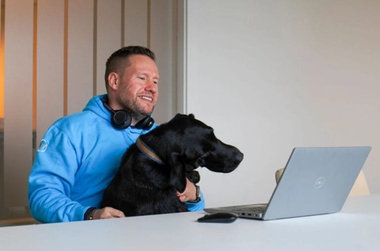 Spence-and-dog Spence-and-dog